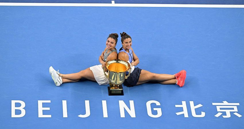 Jasmine Paolini and Sara Errani, Beijing 2025