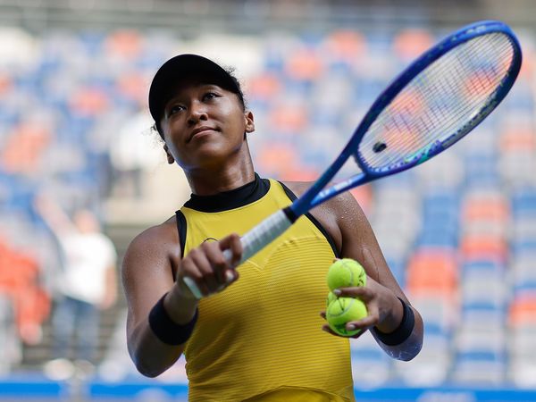 Naomi Osaka, Wuhan R1 2025 (Getty)