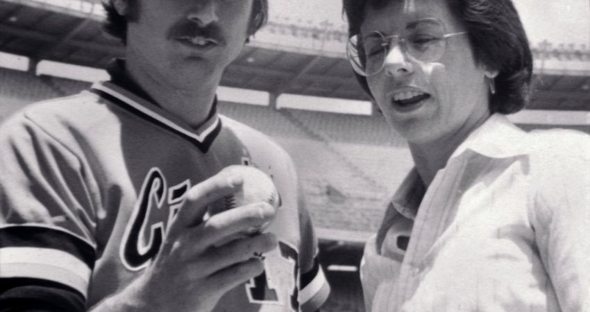 Randy Moffitt and Billie Jean King